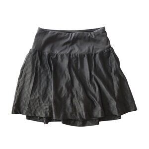 CALIA Perforated Back Pleat Skirt Skort Black XS